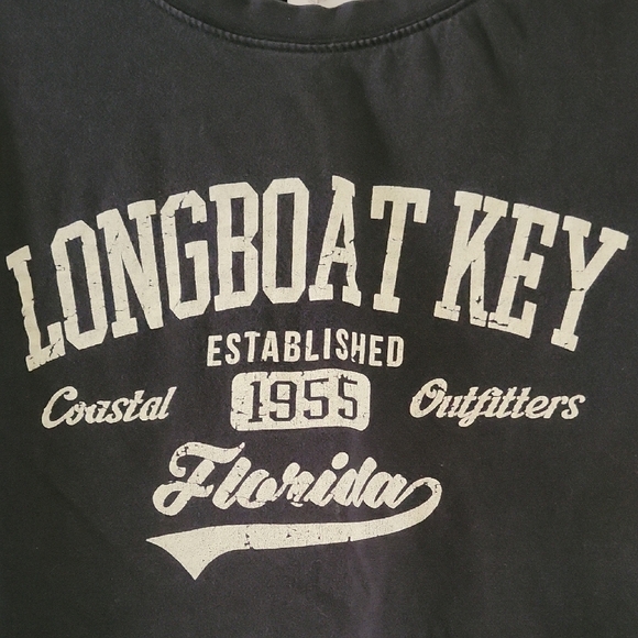 Black Longboat Key T-Shirt - Picture 2 of 3